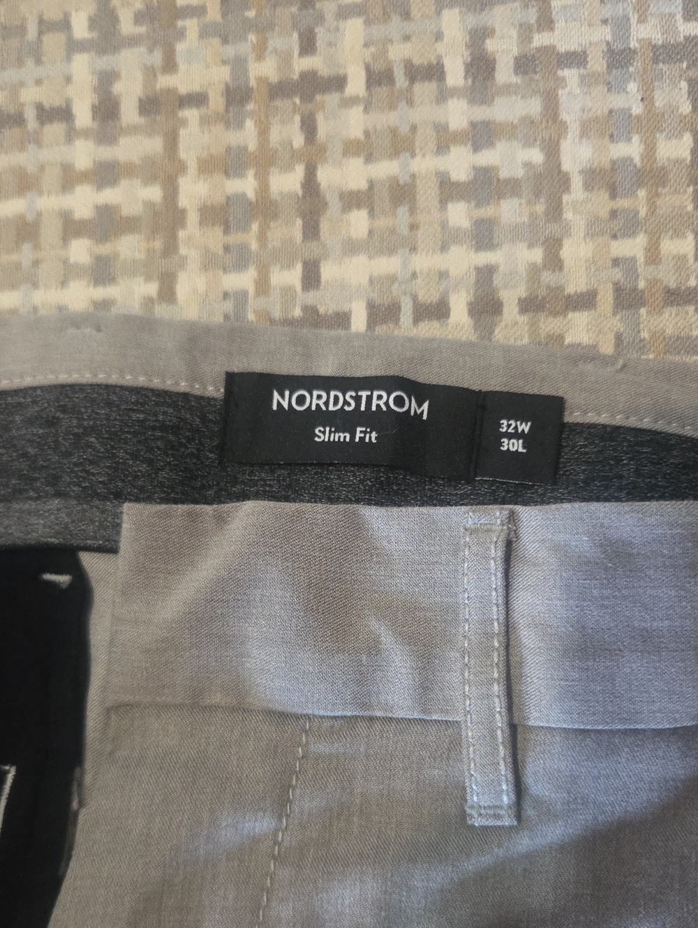 Nordstrom Slim Fit Pants in Light Gray